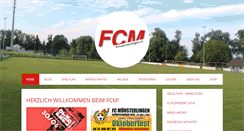 Desktop Screenshot of fcmuensterlingen.ch