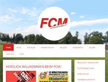 Tablet Screenshot of fcmuensterlingen.ch